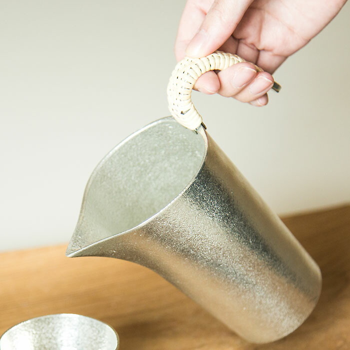 楽天市場】【ポイント10倍！】能作 錫100％ 蓋付きちろり Lサイズ