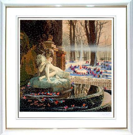 楽天市場】ヒロヤマガタ シルクスクリーン ノイシュヴァンシュタイン城