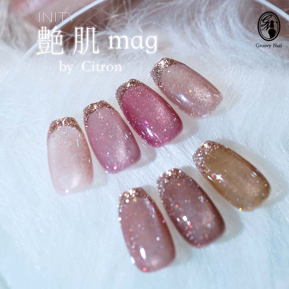 楽天市場】INITY 艶肌マグ 7ml 7色セット THM01~07 マグネットジェル