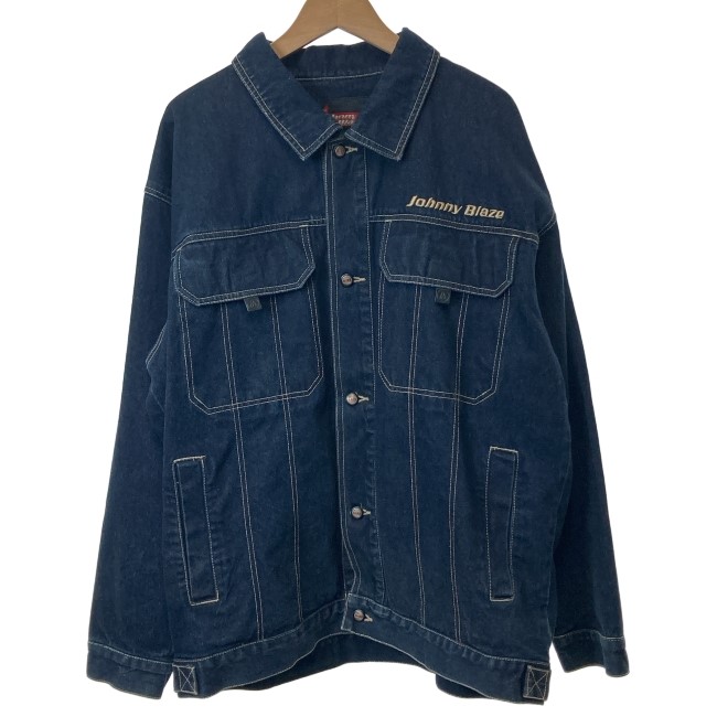 矢沢永吉 デニムジャケット GジャンE.YAZAWA ダメージ ヴィンテージ風