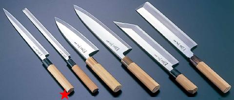 楽天市場】包丁 正本総本店 霞 玉白鋼柳刃刺身包丁240mm KK0424 : 極妙厨房