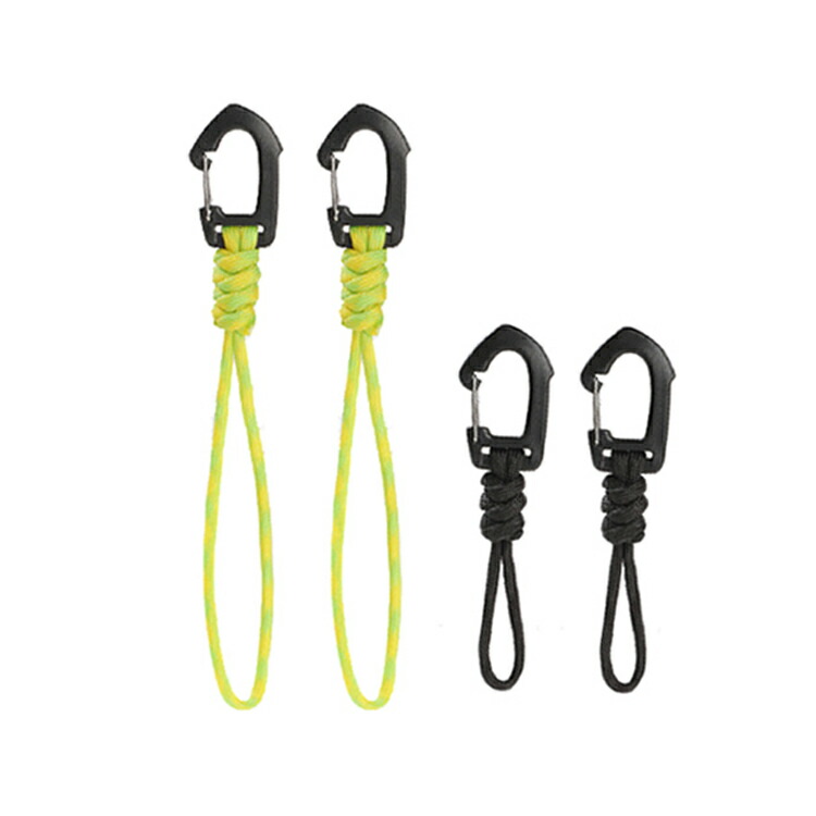 楽天市場】【2個セット】パラコードストラップフック カラビナフック