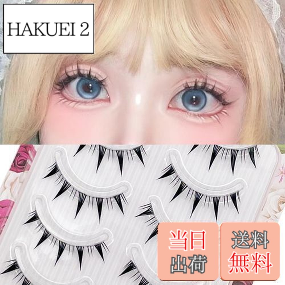 楽天市場】【送料無料】happykau つけまつげ 5ペア つけまつげ