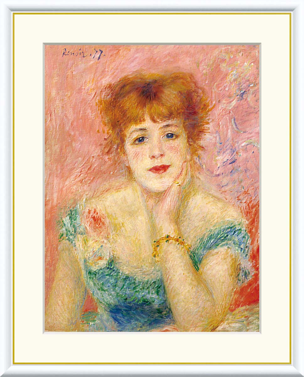 楽天市場】ルノワール作品 ジャンヌ・サマリー スクエア額装作品 高