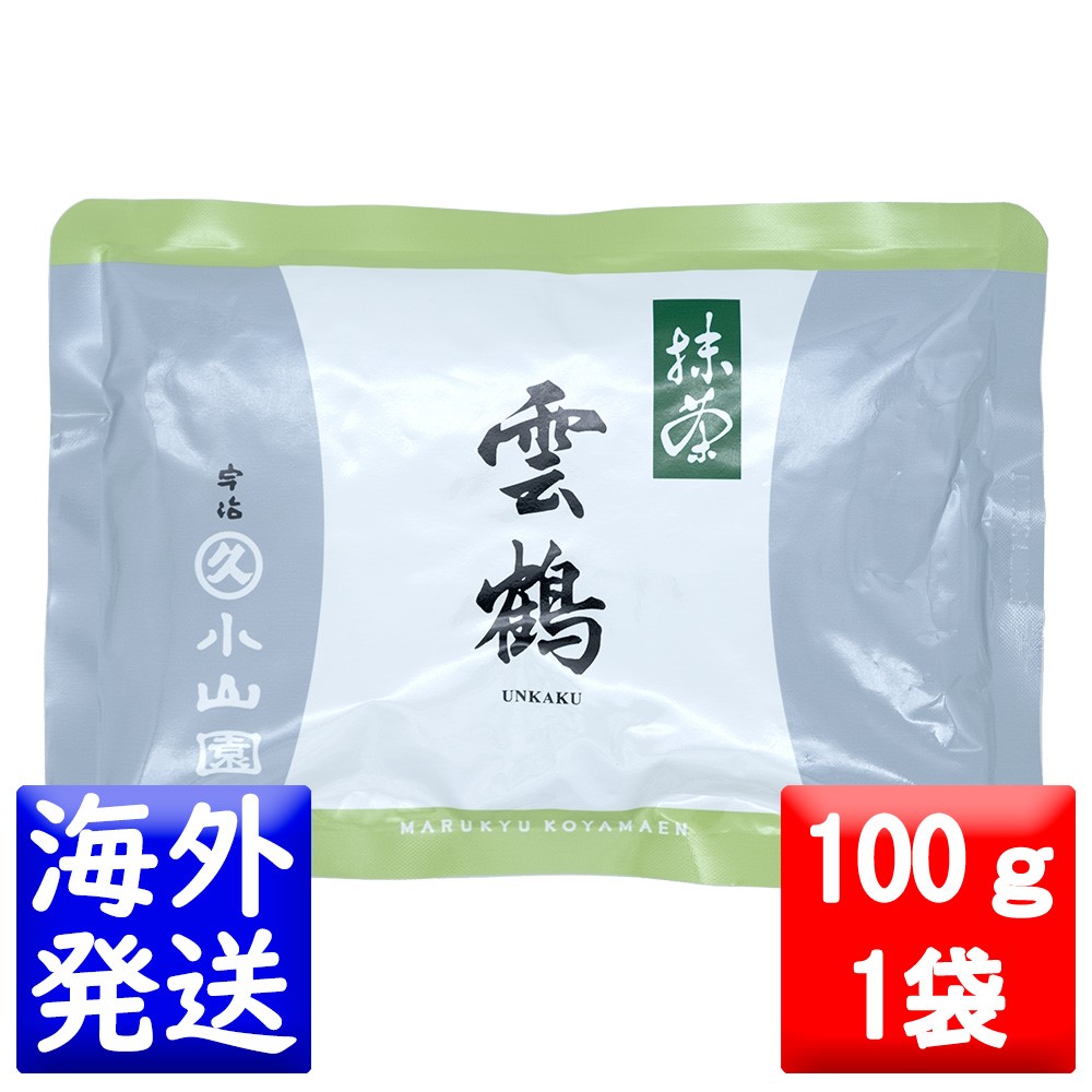 MATCHA 抹茶 丸久小山園 雲鶴 100g 1個UNKAKU 100g 楽天市場】丸久小山