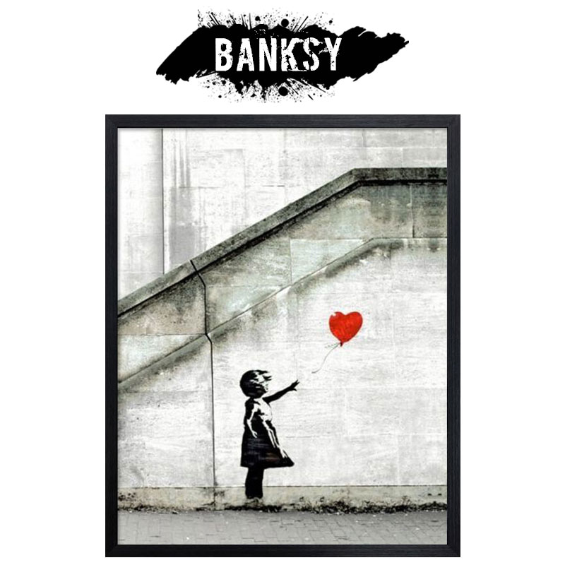Banksy 絵画 紙本 肉筆 額縁 バンクシー Banksy 絵画 油絵 油彩 肉筆 額縁