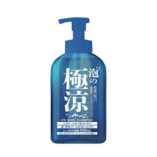 楽天市場】泡の極涼 アイスボディシャンプー 500mL 【ボディソープ