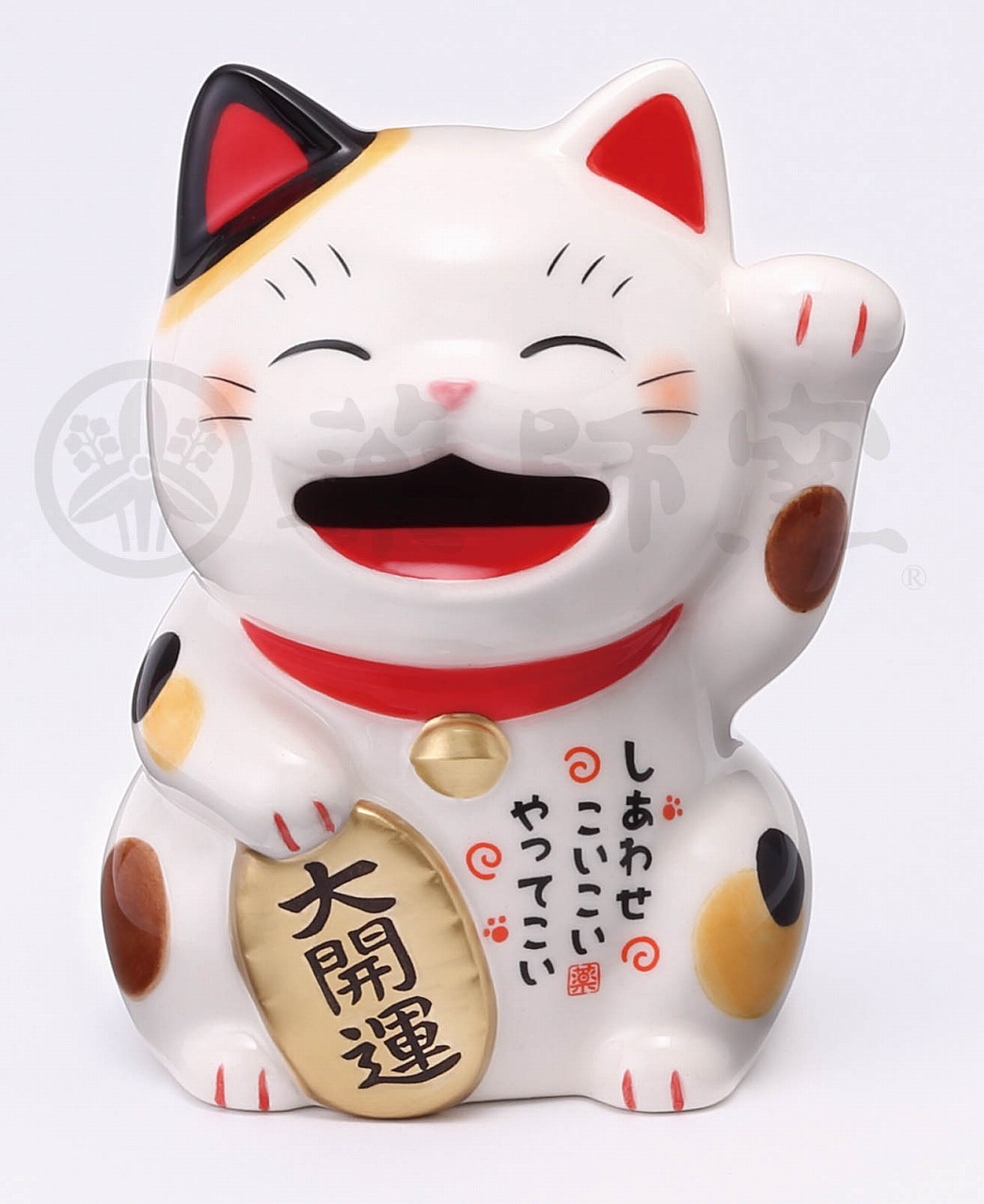 楽天市場】おしゃべり招き猫貯金箱ニャンニャンタマルン【ミケ】 : 3D