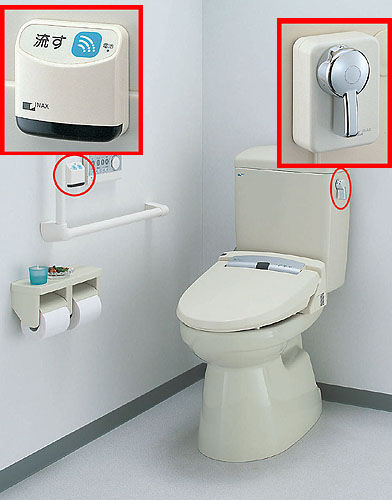 楽天市場】LIXIL,INAX,CWA-67B,流せるもん,大便器自動洗浄ユニット