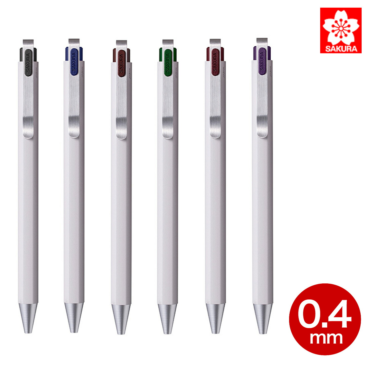 楽天市場】サクラクレパス Ballsign iD ボールサインiD04 6色から選択