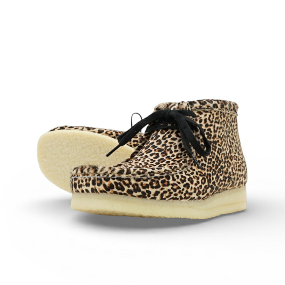 楽天市場】クラークス CLARKS 26146759 WALLABEE BOOT BLACK ANIMAL