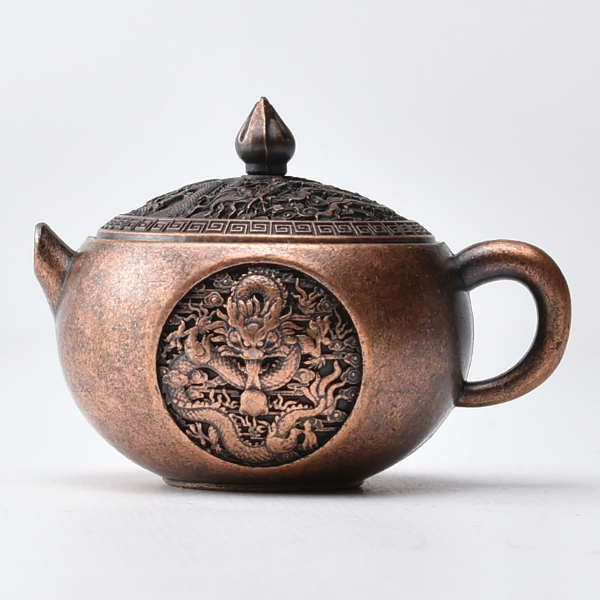 楽天市場】【送料無料】文福茶釜香炉 宏采作 : カナシチ 楽天市場店