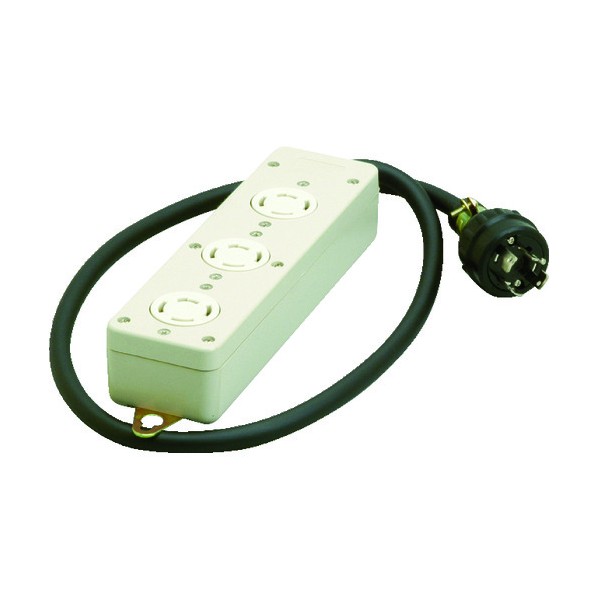 楽天市場】【公式】明工社 MR2933 接地3P 20A 引掛3コ口タップコード1m