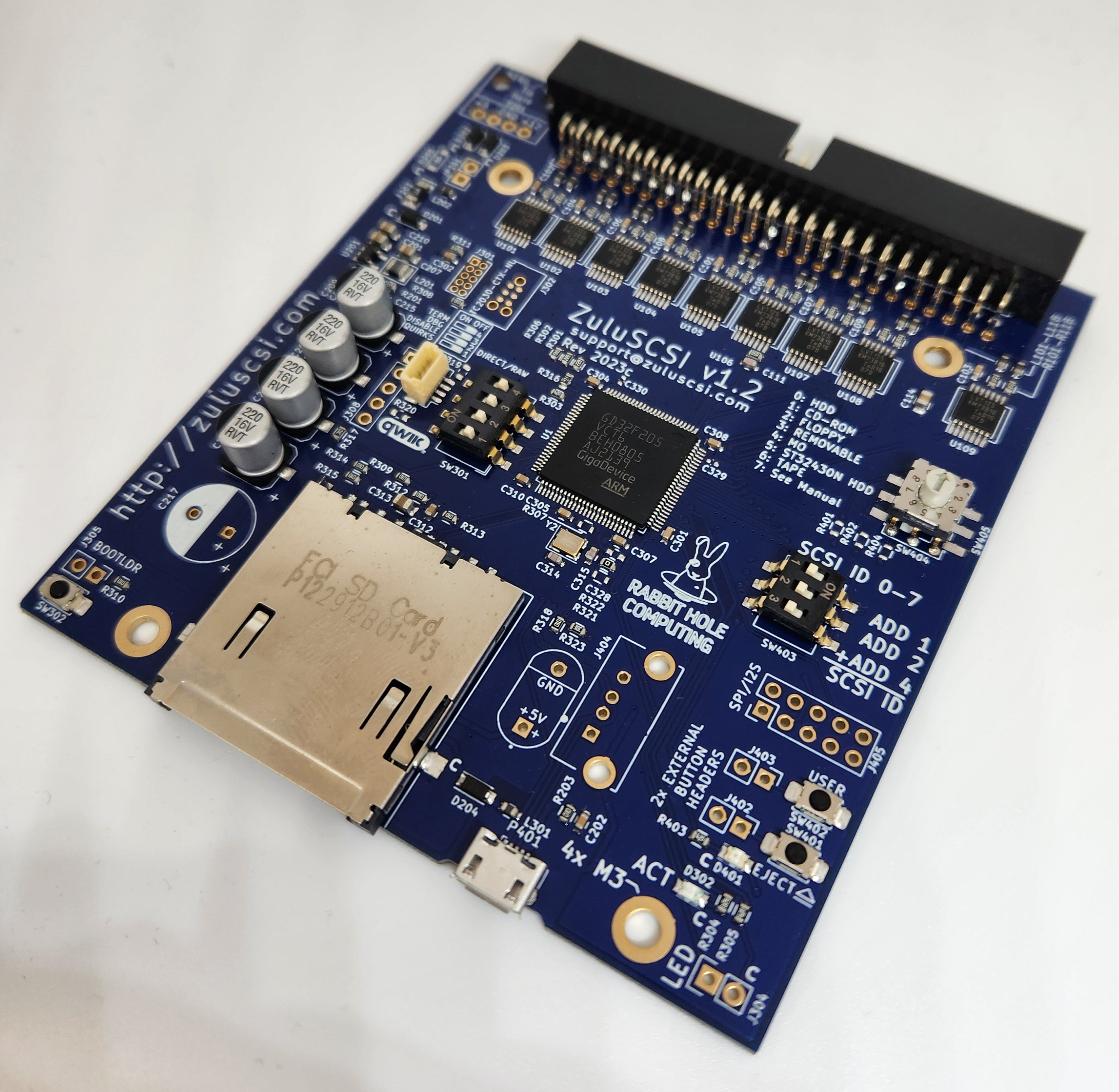 ZuluSCSI V1.2 - SCSI SSD – Rabbit Hole Computing