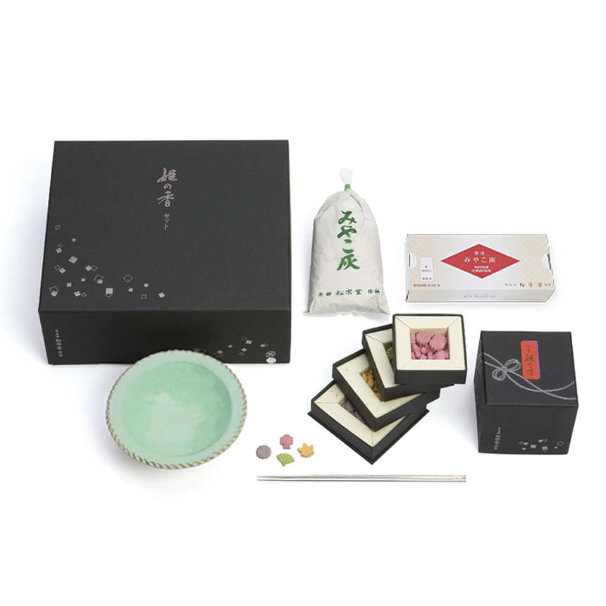 ウェブショップ印香 姫の香 セット（緑）: 香りを贈る【公式】お香の