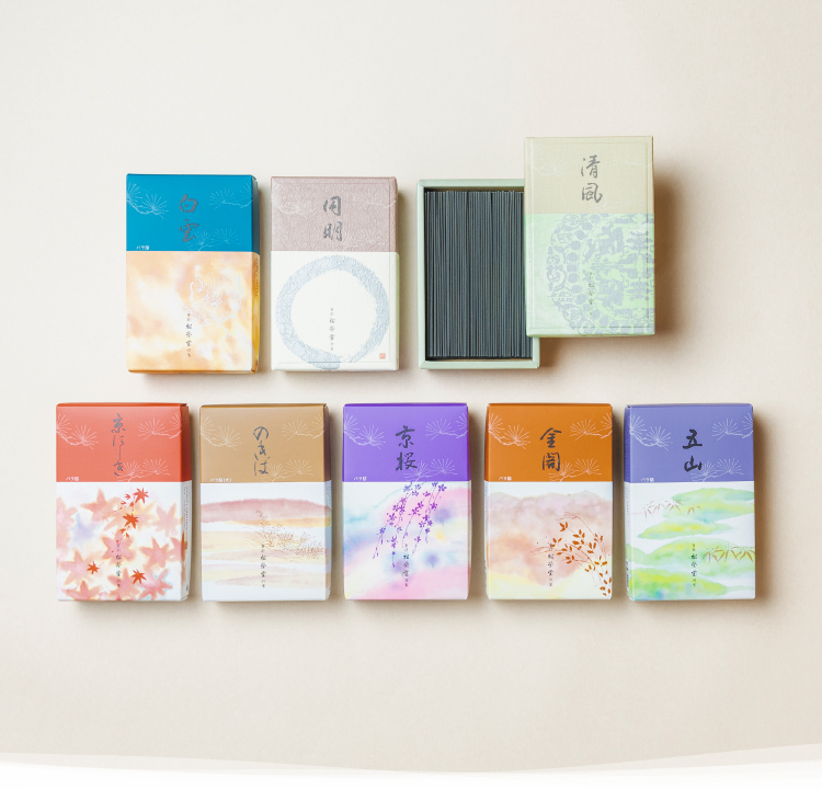 ウェブショップ香りのおもてなし/京線香(並び順：商品名)【公式】お香