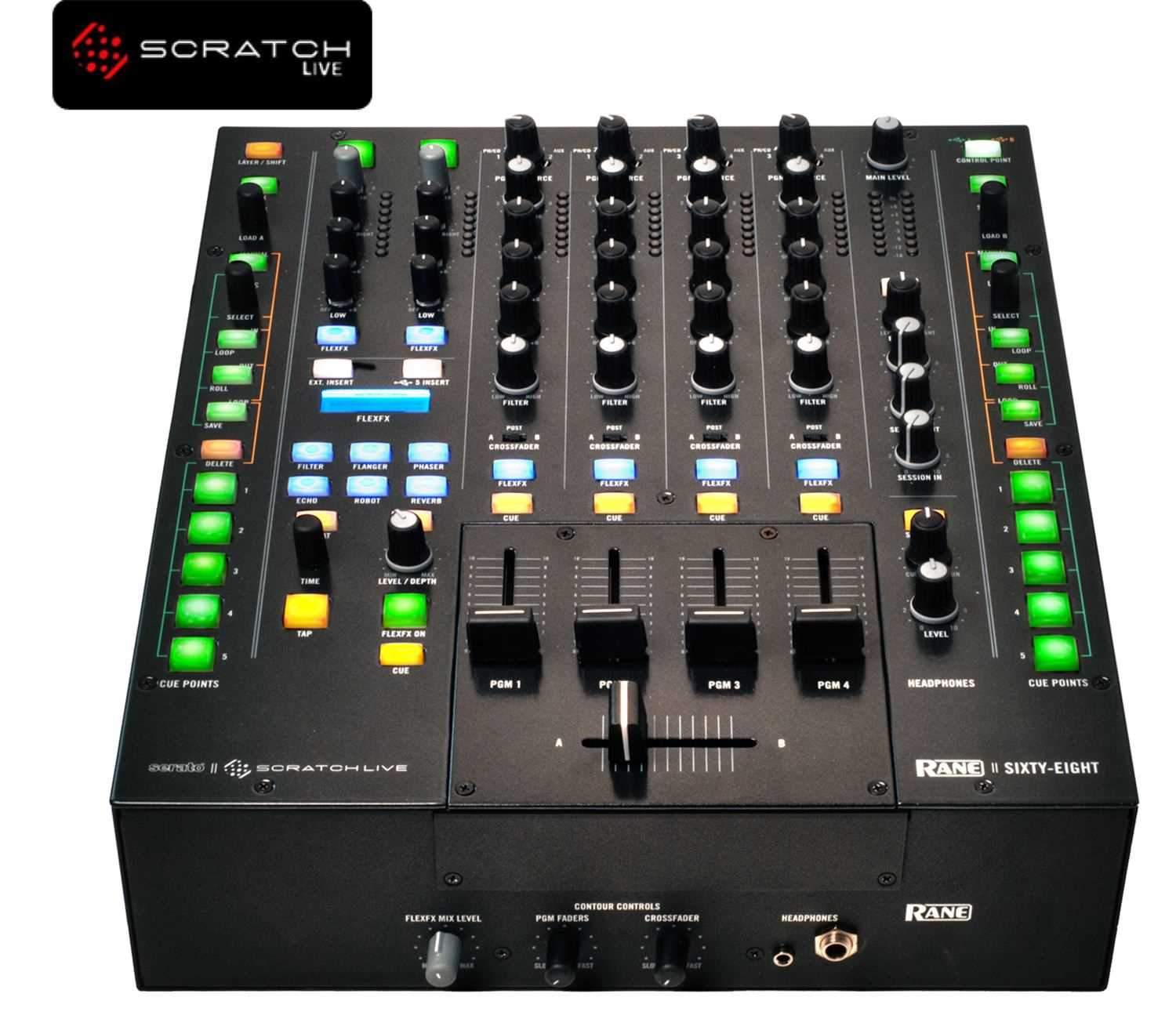 RANE SIXTY-EIGHT Serato DJ USB 4 Channel Mixer