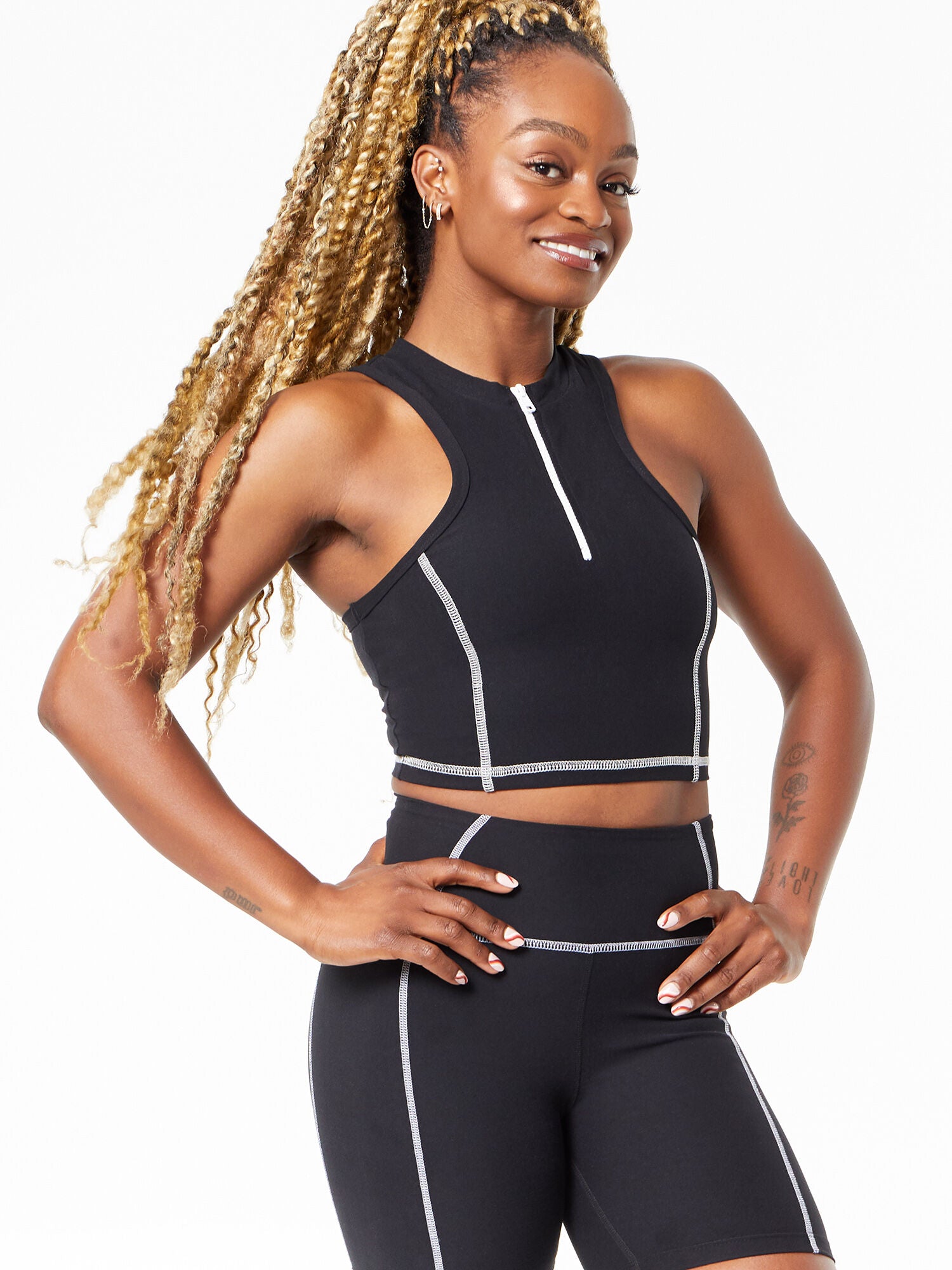 ANDMARY Mary logo knit tops black 黒 ANDMARY】Mary logo knit tops