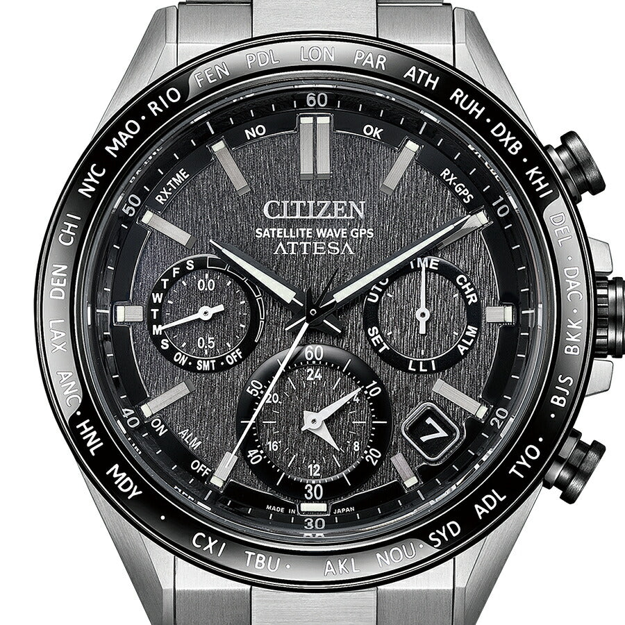 シチズン アテッサ アクトライン CC4058-67X メンズ ソーラー GPS衛星