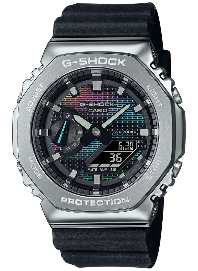 G-SHOCK レインボー ブリック ウォール メタルカバード GM-2100RW-1AJF