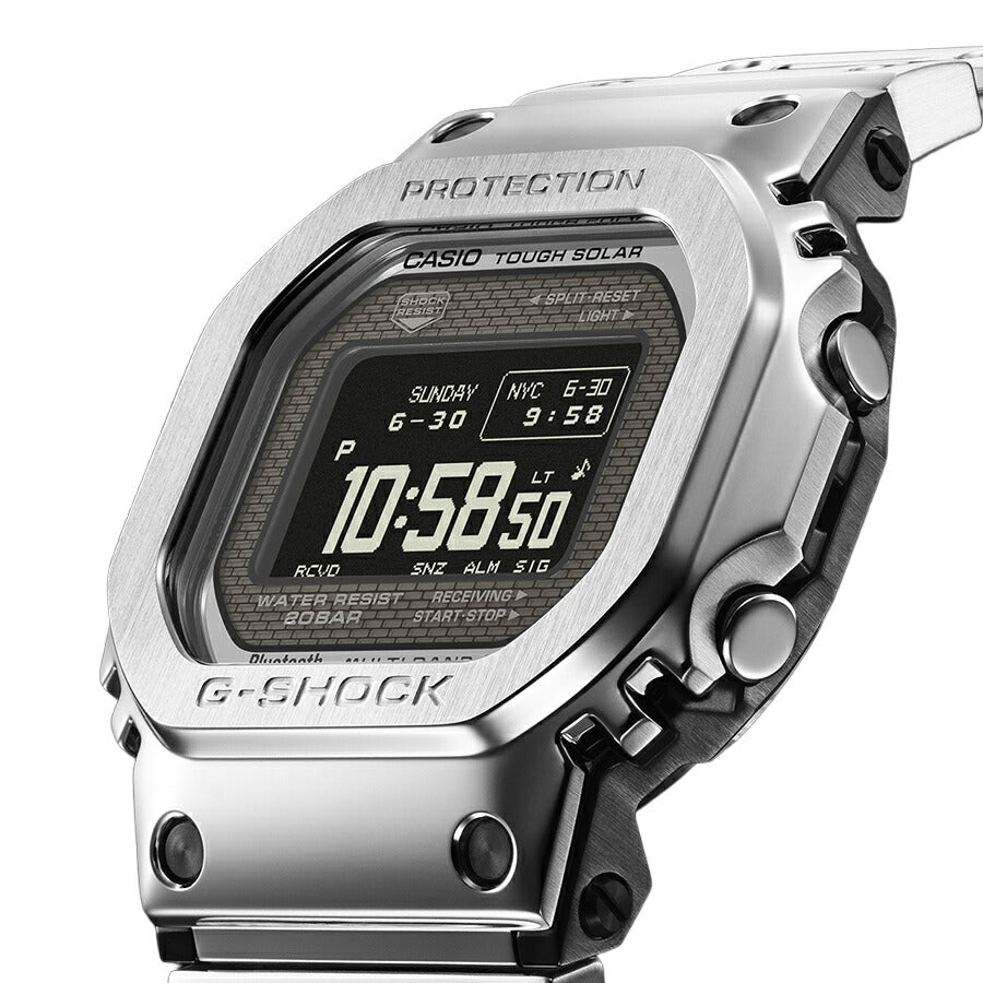 G-SHOCK フルメタル MIP液晶モデル シルバー GMW-BZ5000D-1JF メンズ