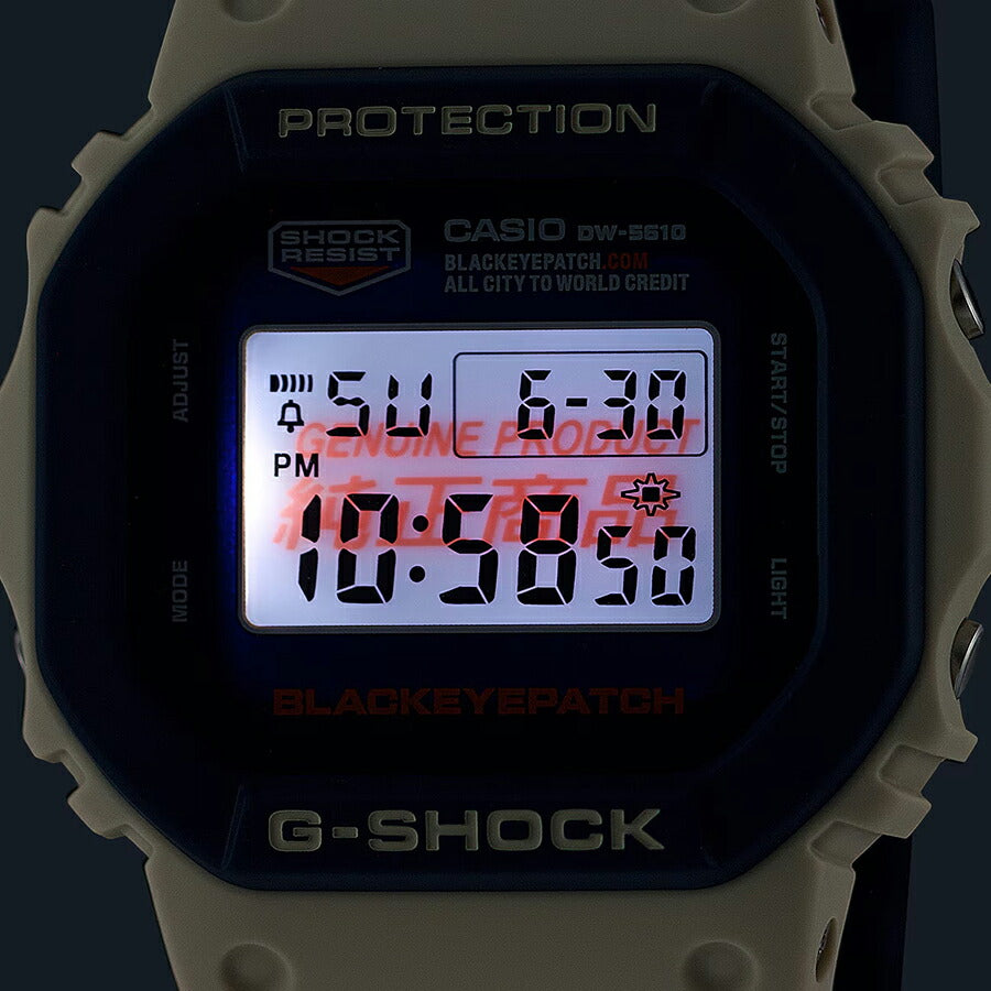 G-SHOCK BlackEyePatch コラボレーションモデル DW-5610BEP-2JR メンズ