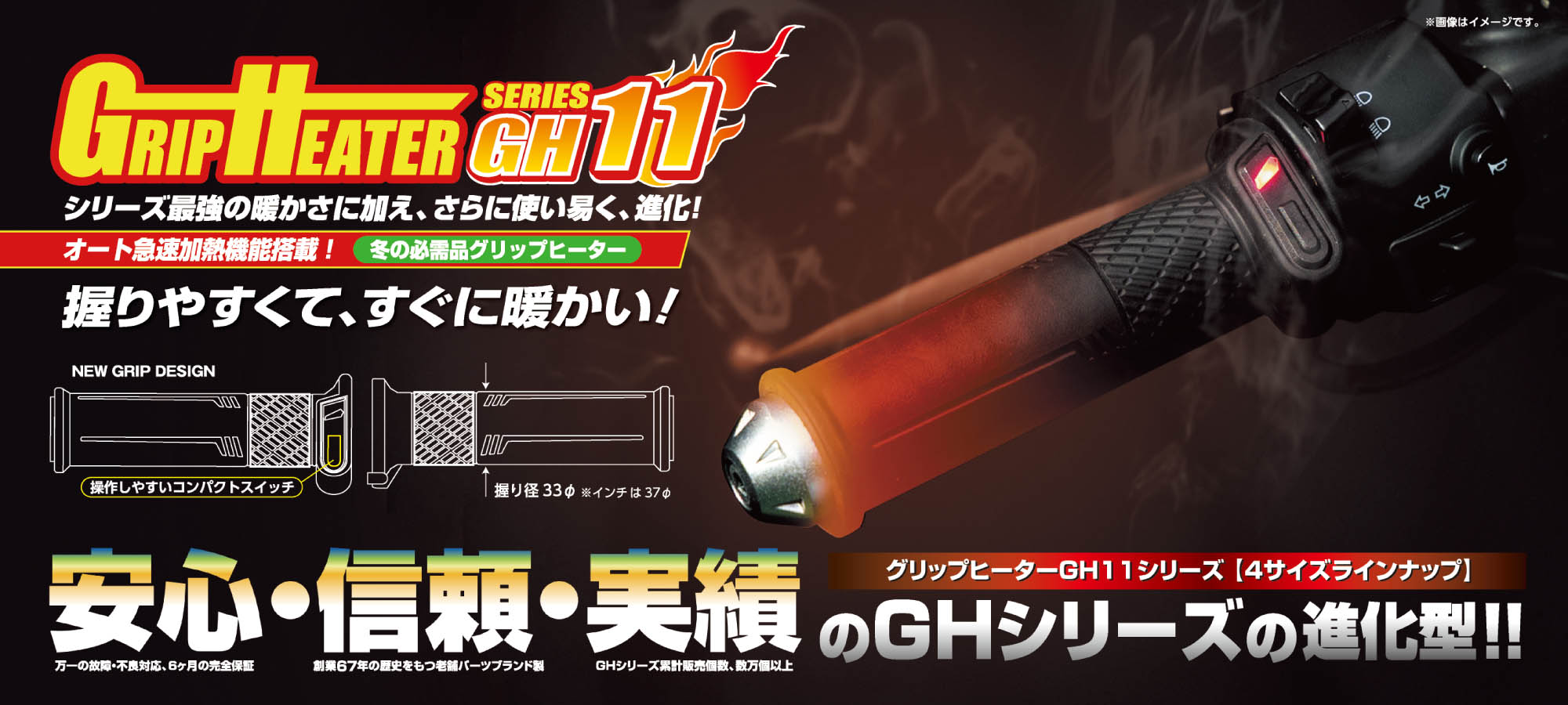 グリップヒーターGH11