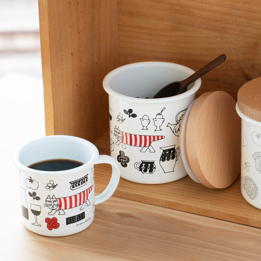 琺瑯キャニスター（マイキーキッチン）