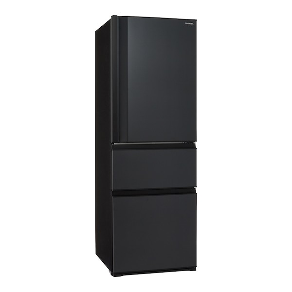 東芝 3ドア 冷蔵庫 GR-Y36SC(KZ)((KZ)マットチャコール): 家電商品