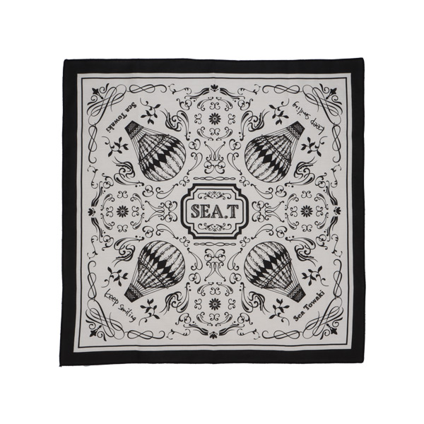 綿サテンハンカチ（A）【ベージュ】／永久輝せあ: グッズ - 宝塚