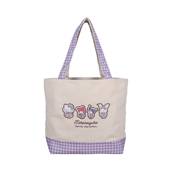 トートバッグ【すみれチェック】／Takarazuka Hello Kitty 19th