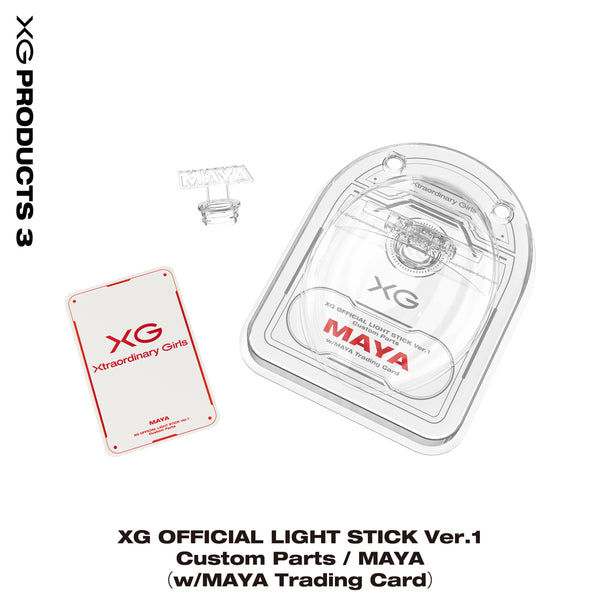 XG OFFICIAL LIGHT STICK Ver.1 Custom Parts / MAYA（w/MAYA Trading