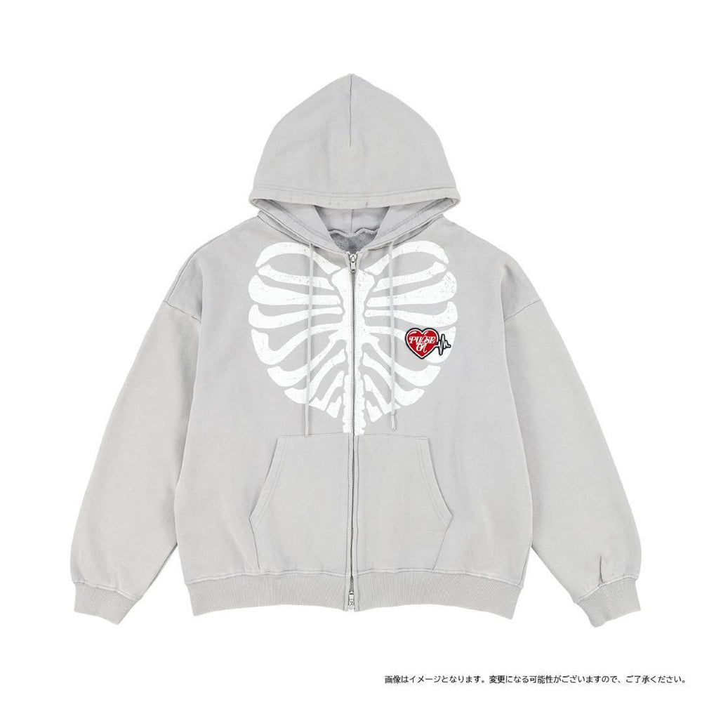 ジップアップフーディー（GRAY） – YGEX OFFICIAL SHOP