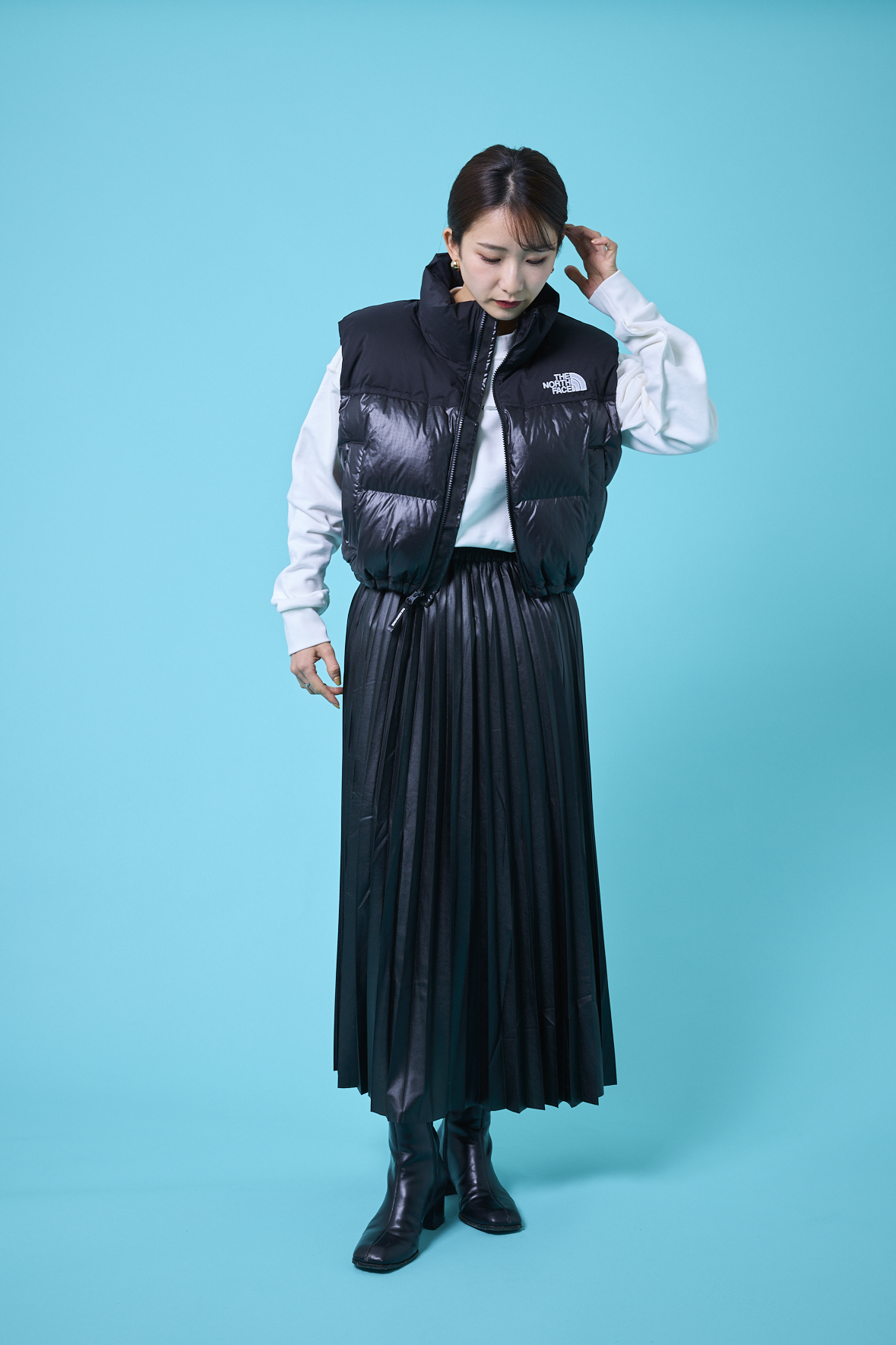 THE NORTH FACE】TNF WS NOVELTY NUPTSE DOWN VEST - YEVS