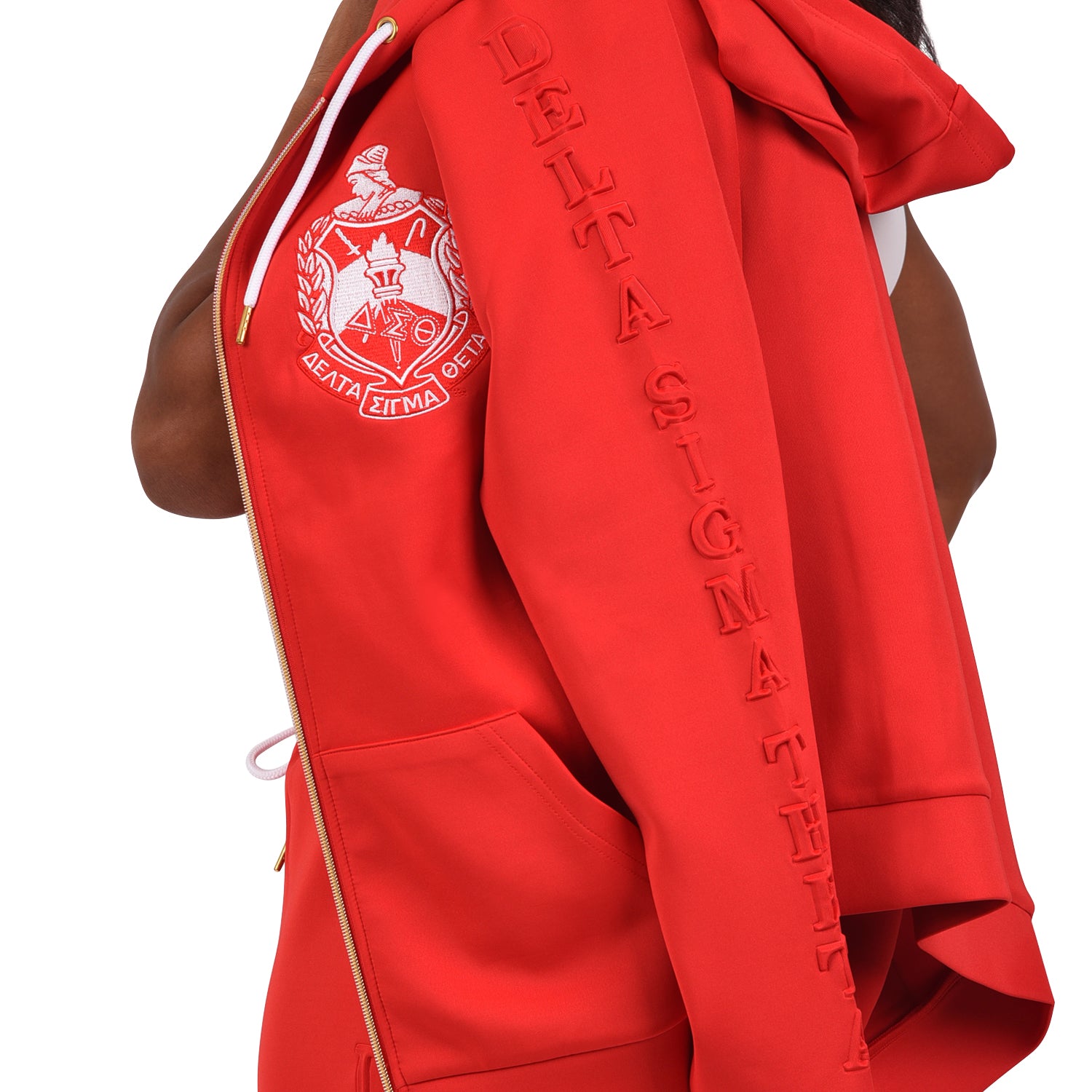 Delta Signature Embossed Warm Up Jacket – Shop1913 by RG Apparel Co.