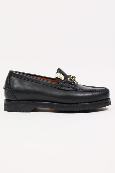 Visvim Abarth Moc-Folk | Black | Canoe Club