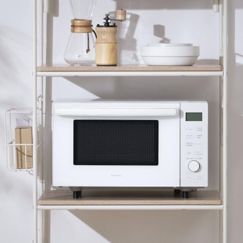 アイリスオーヤマ オーブンレンジ MO-F1809-CW ホワイト[18L