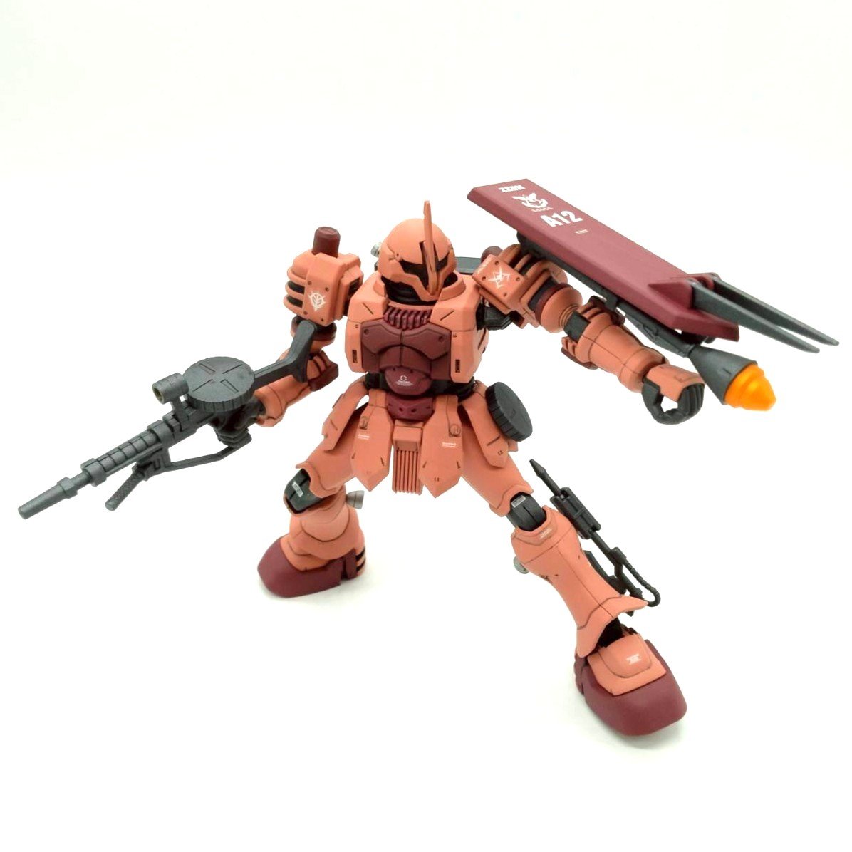 HGUCでシャア専用ヅダを塗装制作♪】 メビウスの宇宙から越えて！赤い