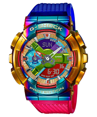 光で輝く「G-SHOCKレインボー」シリーズ｜イリデセントカラーの