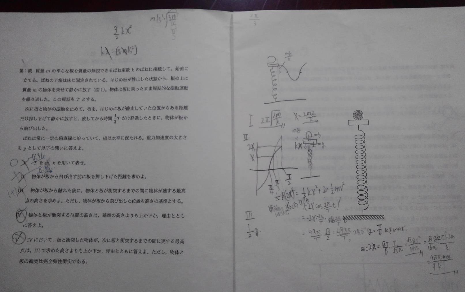 SEG・直前テスト(物理): Sharpandupの受験備忘録