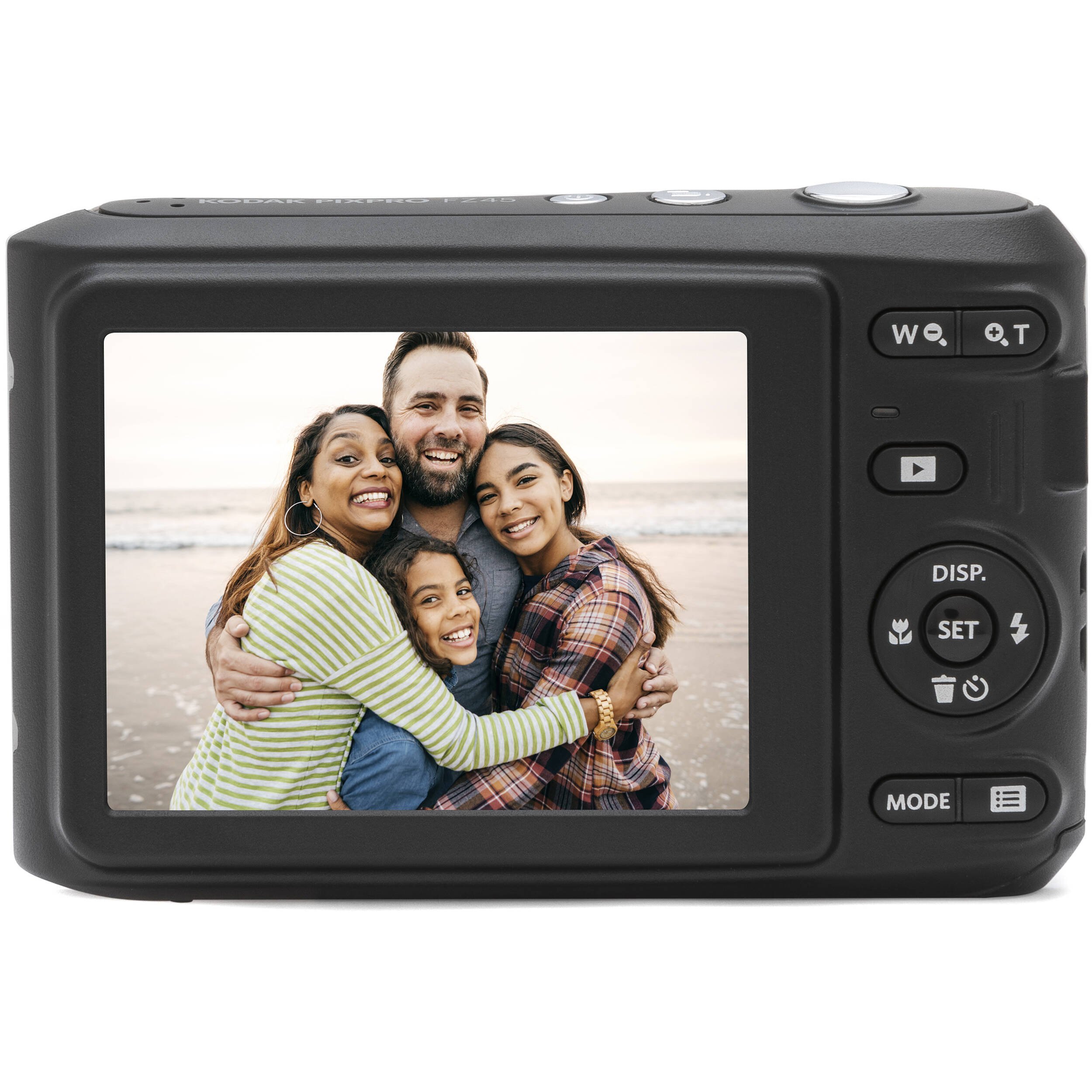 Kodak Pixpro FZ45 Digital Camera (White) (Free 16GB Memory Card