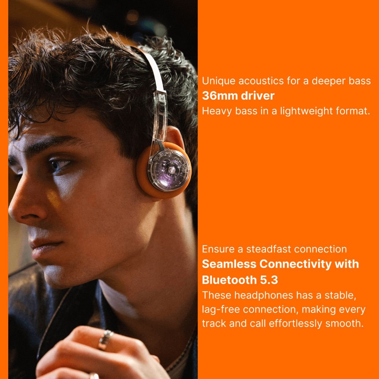 Mondo By Defunc Freestyle On Ear Headphones (Black) | Wireless