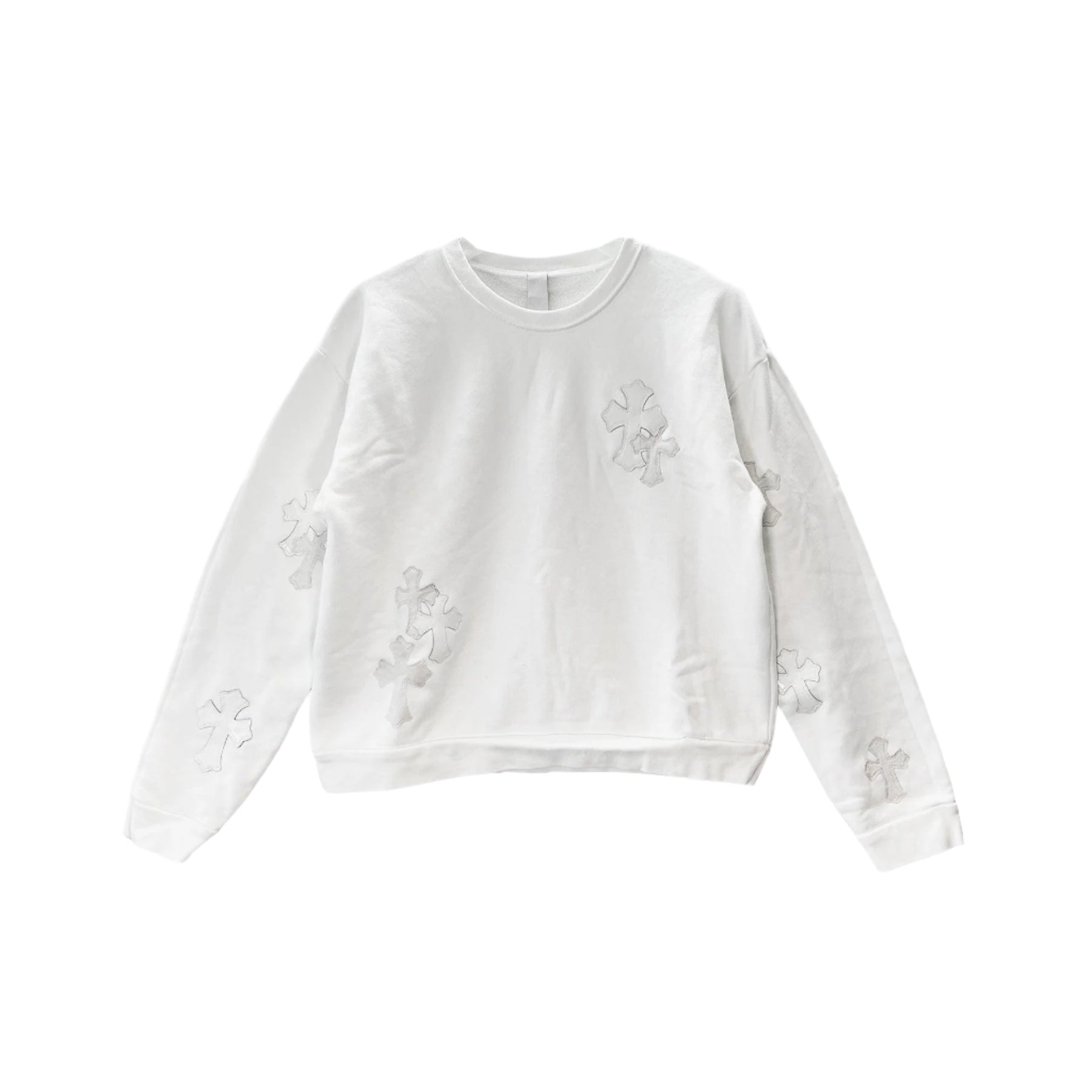 Chrome Hearts White Leather Cross Sweatshirt - SRM – SHENGLI ROAD