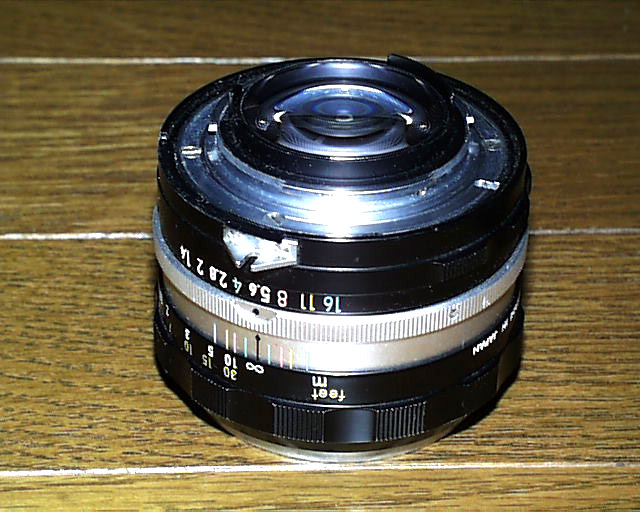 旧型 Nikon レンズの Ai 改造