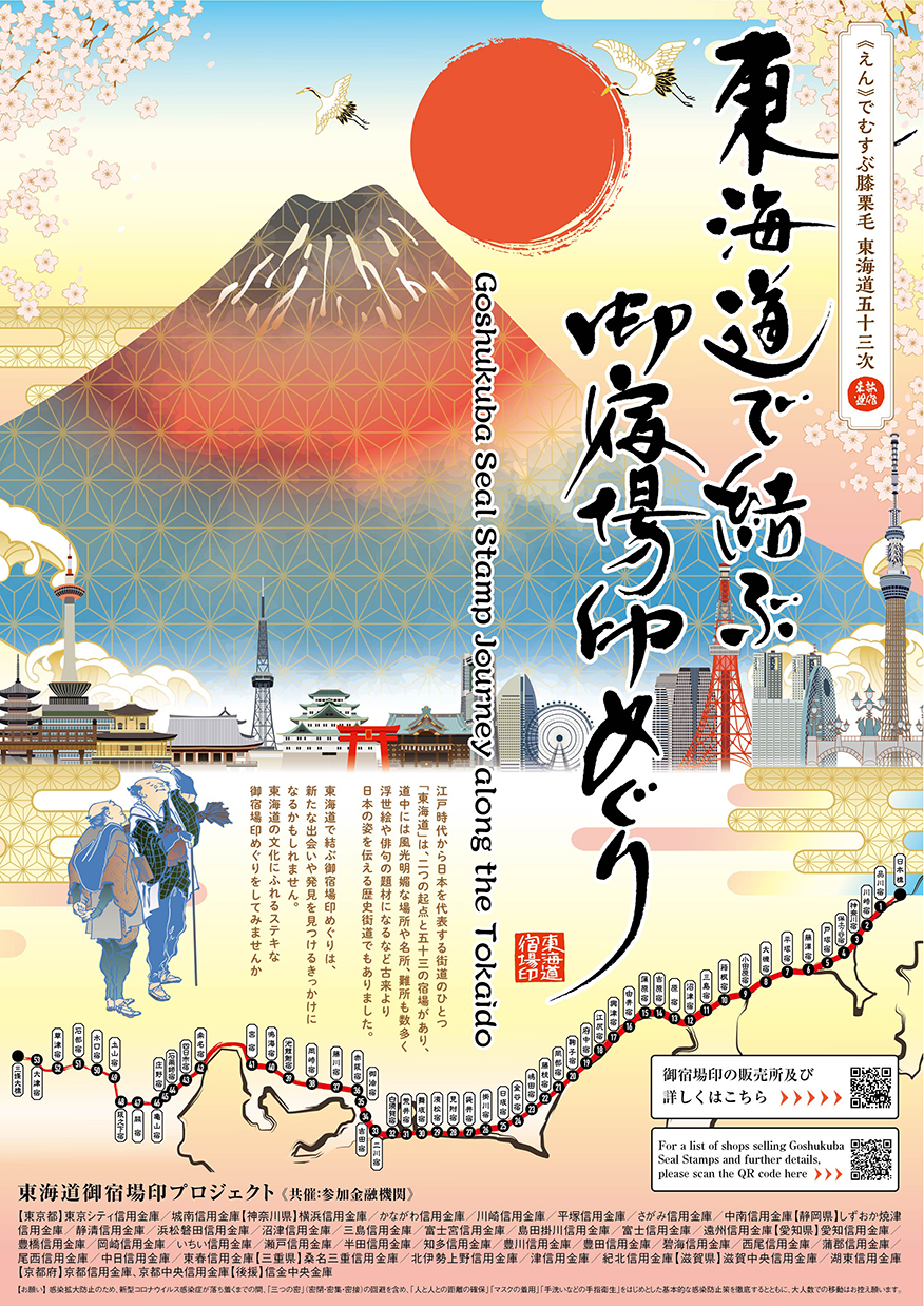 東海道で結ぶ御宿場印めぐり | 一般社団法人 静岡県信用金庫協会