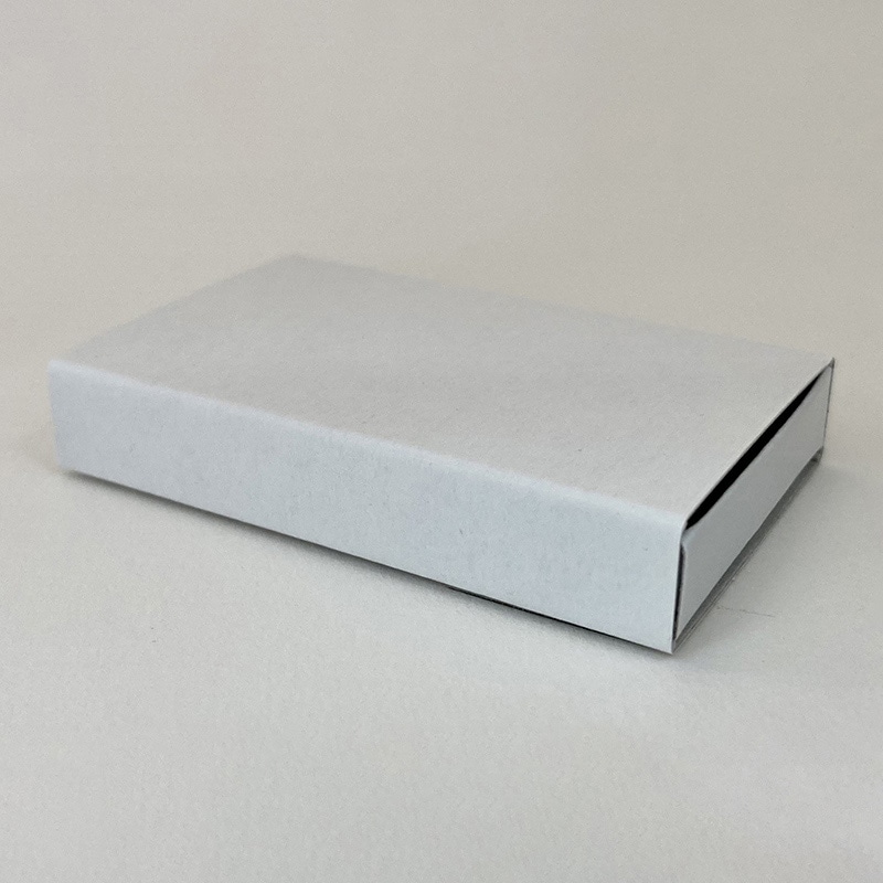 神戸マッチ ボックスマッチ 寸二型 6g 白無地 1個（ご注文単位500個