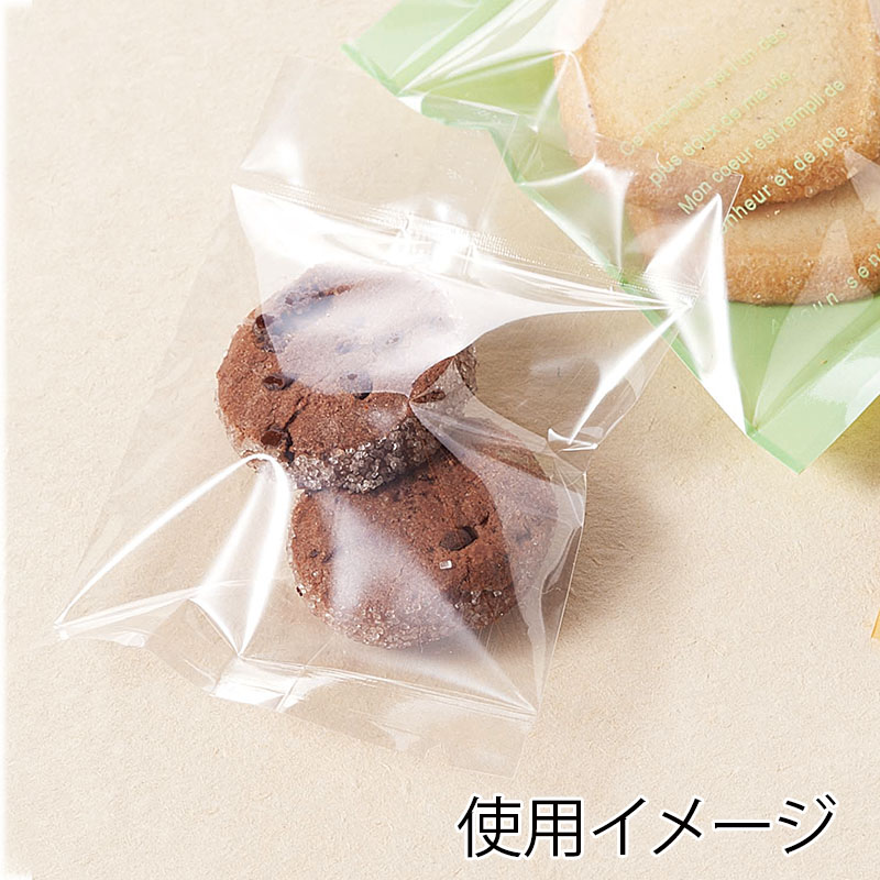 福重 平袋 VK-180 クッキー・マカロン用無地袋 合掌貼り 100枚/袋