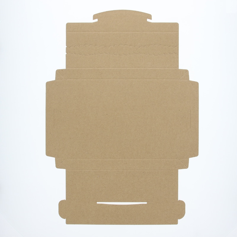 HEIKO 箱 ラクポスBOX 240-25 クラフト 10枚/袋 002123030 包装用品