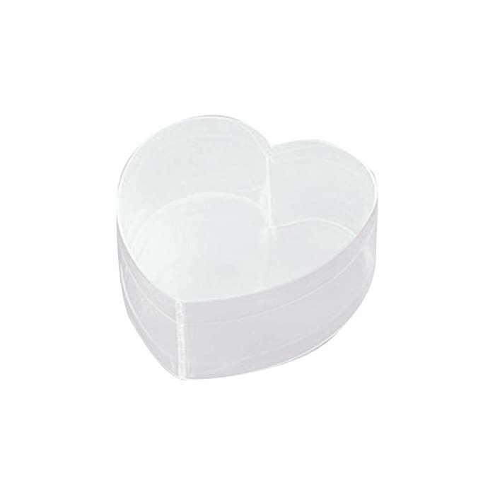 HEIKO 箱 クリスタルボックス スタンダードタイプ ハート型 ハート小 1