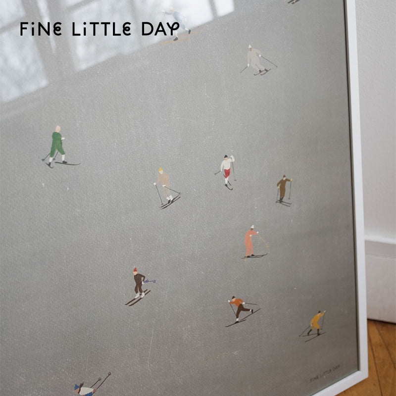 Fine Little Day ポスター SKIERS 50×70cm | Shinc lab.(シンクラボ)